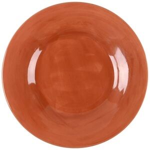 Pottery Barn Rustic Spice (Terracotta) Sausalito large Dinner /chop plate